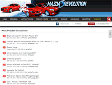Tablet Screenshot of mazda3revolution.com